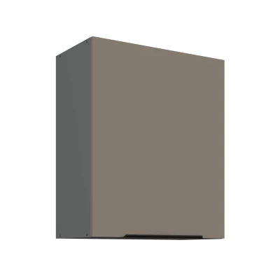 Küchenoberschrank LUNARA – Breite 60 cm, Dunkelbeige/Anthrazit