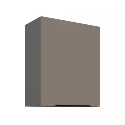 Küchenoberschrank LUNARA – Breite 60 cm, Dunkelbeige/Anthrazit
