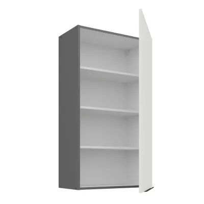 LUNARA Küchenoberschrank – Breite 60 cm, Weiß/Anthrazit