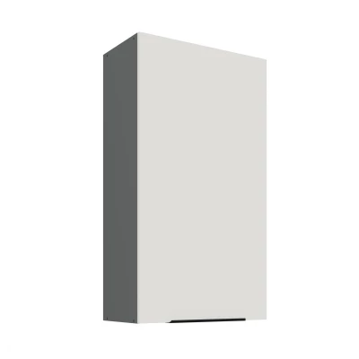 LUNARA Küchenoberschrank – Breite 60 cm, Weiß/Anthrazit