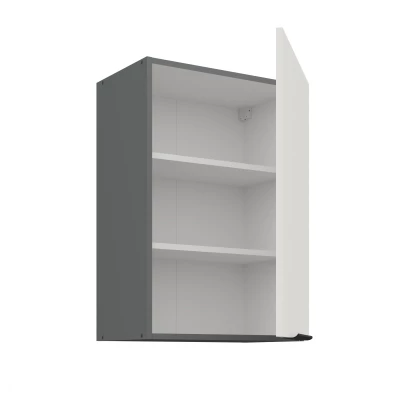 Küchenoberschrank LUNARA – Breite 50 cm, weiß/anthrazit