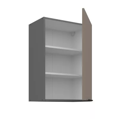 Oberschrank LUNARA – Breite 50 cm, Dunkelbeige/Anthrazit