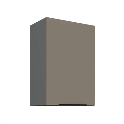 Oberschrank LUNARA – Breite 50 cm, Dunkelbeige/Anthrazit