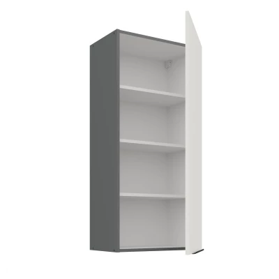Hochschrank LUNARA - Breite 50 cm, weiß/anthrazit