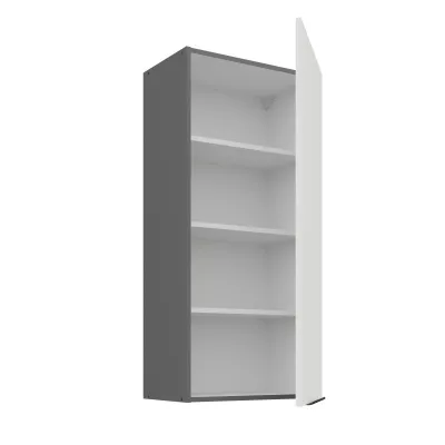 Hochschrank LUNARA - Breite 50 cm, weiß/anthrazit