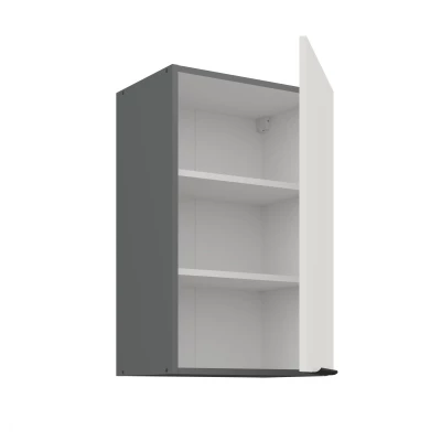 Oberschrank LUNARA – Breite 45 cm, weiß/anthrazit