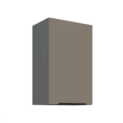 Küchenoberschrank LUNARA – Breite 45 cm, Dunkelbeige/Anthrazit