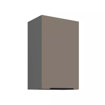 Küchenoberschrank LUNARA – Breite 45 cm, Dunkelbeige/Anthrazit