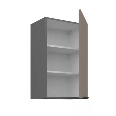 Küchenoberschrank LUNARA – Breite 45 cm, Dunkelbeige/Anthrazit