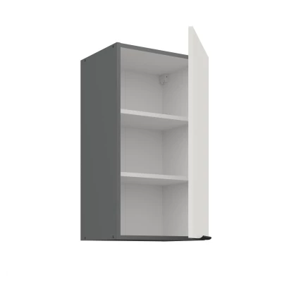 Küchenoberschrank LUNARA – Breite 40 cm, weiß/anthrazit