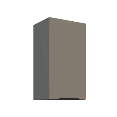 Oberschrank LUNARA – Breite 40 cm, Dunkelbeige/Anthrazit