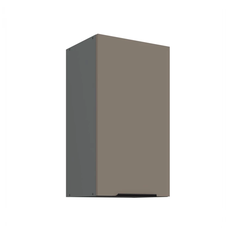 Oberschrank LUNARA – Breite 40 cm, Dunkelbeige/Anthrazit