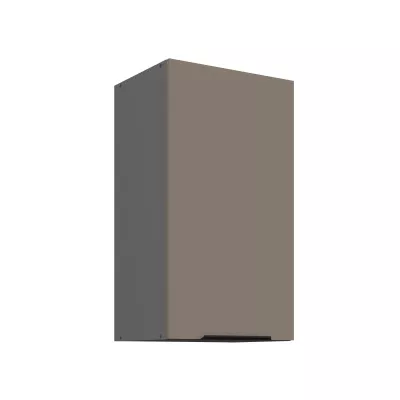 Oberschrank LUNARA – Breite 40 cm, Dunkelbeige/Anthrazit