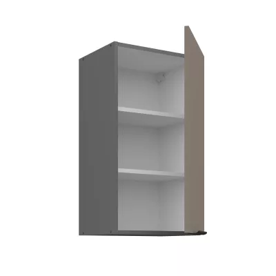 Oberschrank LUNARA – Breite 40 cm, Dunkelbeige/Anthrazit