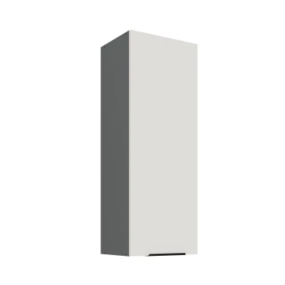 LUNARA Küchenoberschrank – Breite 40 cm, Weiß/Anthrazit