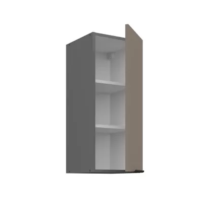 Oberschrank LUNARA – Breite 30 cm, Dunkelbeige/Anthrazit