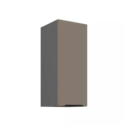 Oberschrank LUNARA – Breite 30 cm, Dunkelbeige/Anthrazit