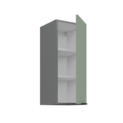 Oberschrank LUNARA – Breite 30 cm, Grün/Anthrazit