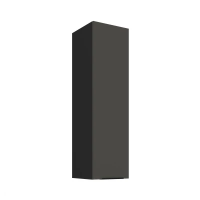 LUNARA Küchenoberschrank – Breite 30 cm, Graphit/Schwarz