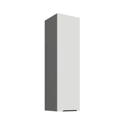Hoher Küchenoberschrank LUNARA – Breite 30 cm, weiß/anthrazit