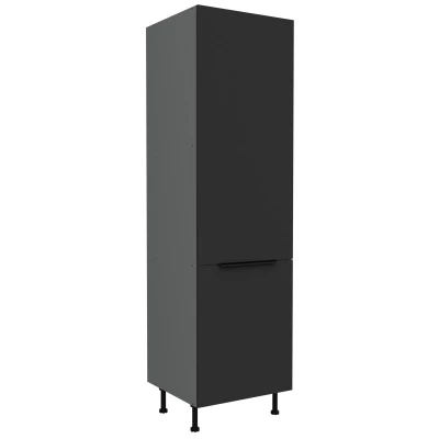 LUNARA Küchenschrank – Breite 60 cm, Schwarz/Anthrazit