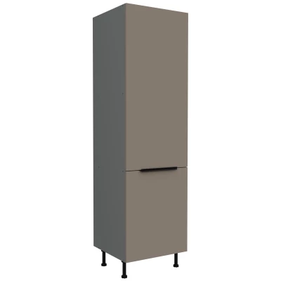 LUNARA Küchenschrank – Breite 60 cm, Dunkelbeige/Anthrazit