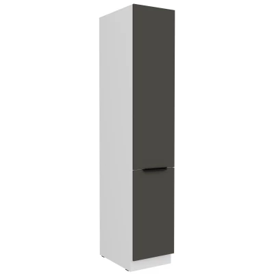 LUNARA Küchenschrank – Breite 40 cm, Graphit/Weiß