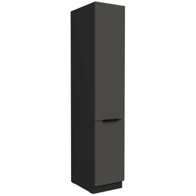 LUNARA Küchenschrank – Breite 40 cm, Graphit/Schwarz