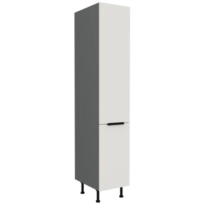 LUNARA Küchenschrank – Breite 40 cm, weiß/anthrazit