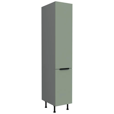 LUNARA Küchenschrank – Breite 40 cm, Grün/Anthrazit