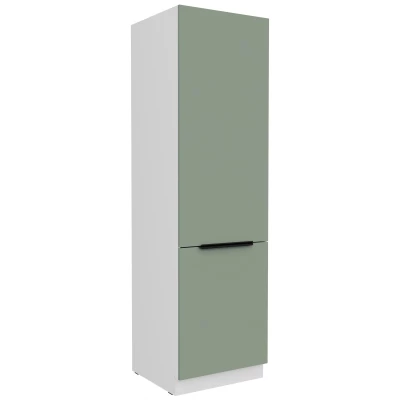 Schrank für Einbaukühlschrank LUNARA – Breite 60 cm, grün/weiß