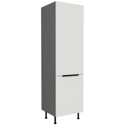 Schrank für Einbaukühlschrank LUNARA – Breite 60 cm, weiß/anthrazit