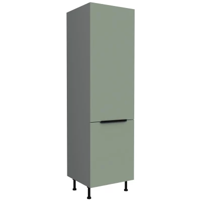 Schrank für Einbaukühlschrank LUNARA – Breite 60 cm, Grün/Anthrazit