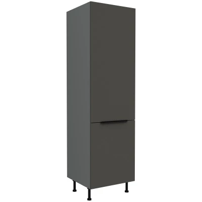 Schrank für Einbaukühlschrank LUNARA – Breite 60 cm, Graphit/Anthrazit