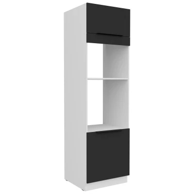 Einbauschrank LUNARA – Breite 60 cm, schwarz/weiß