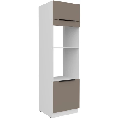 Einbauschrank LUNARA – Breite 60 cm, Dunkelbeige/Weiß