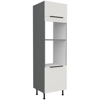 Einbauschrank LUNARA – Breite 60 cm, Weiß/Anthrazit