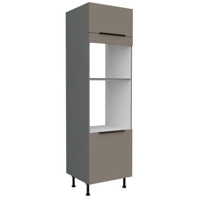 Einbauschrank LUNARA – Breite 60 cm, Dunkelbeige/Anthrazit
