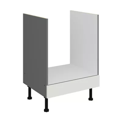 LUNARA Ofenschrank – Breite 60 cm, weiß/anthrazit