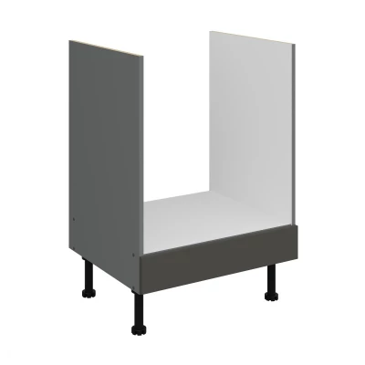 LUNARA Ofenschrank – Breite 60 cm, Graphit/Anthrazit