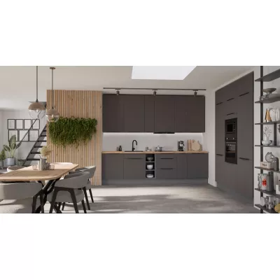 LUNARA Ofenschrank – Breite 60 cm, Graphit/Anthrazit