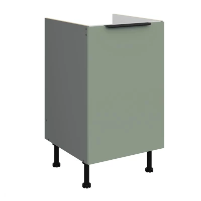 LUNARA Unterschrank für Spülbecken – Breite 50 cm, Grün/Anthrazit