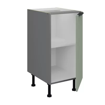 Unterschrank mit einer Tür LUNARA – Breite 40 cm, Grün/Anthrazit