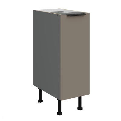 LUNARA Auszugsschrank – Breite 30 cm, Dunkelbeige/Anthrazit
