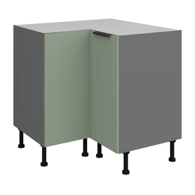 Unterschrank LUNARA - 90x90 cm, grün/anthrazit