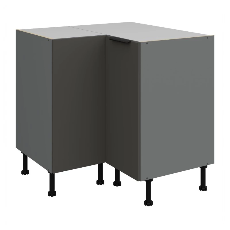Unterschrank LUNARA - 90x90 cm, Graphit/Anthrazit