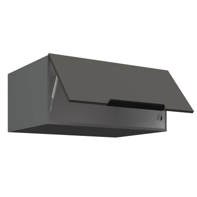Tiefe Dunstabzugshaube LUNARA – Breite 80 cm, Graphit/Anthrazit