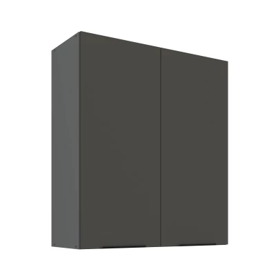 Hoher Wandschrank LUNARA – Breite 80 cm, Graphit/Anthrazit