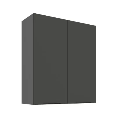 Hoher Wandschrank LUNARA – Breite 80 cm, Graphit/Anthrazit