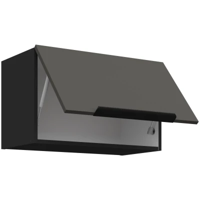 LUNARA Dunstabzugshaube – Breite 60 cm, Graphit/Schwarz